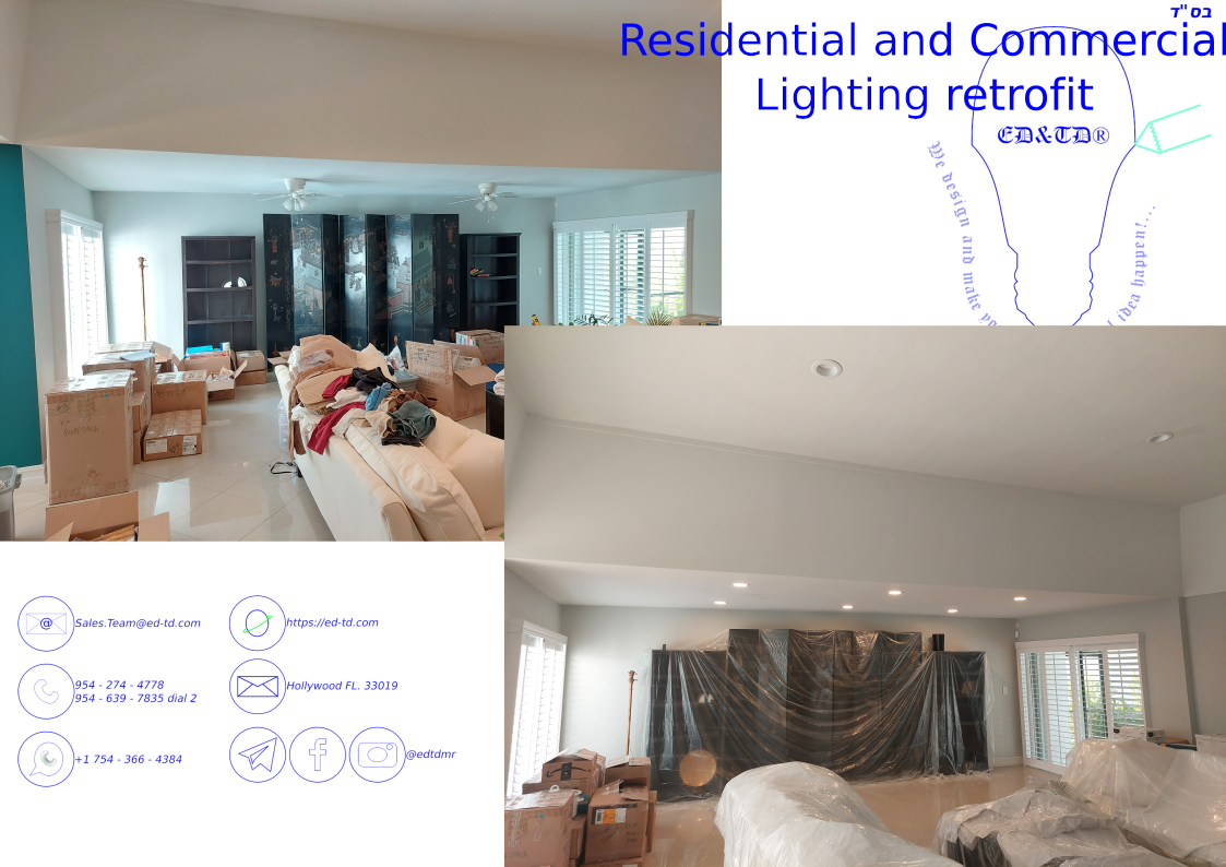 Residential lighting retrofit